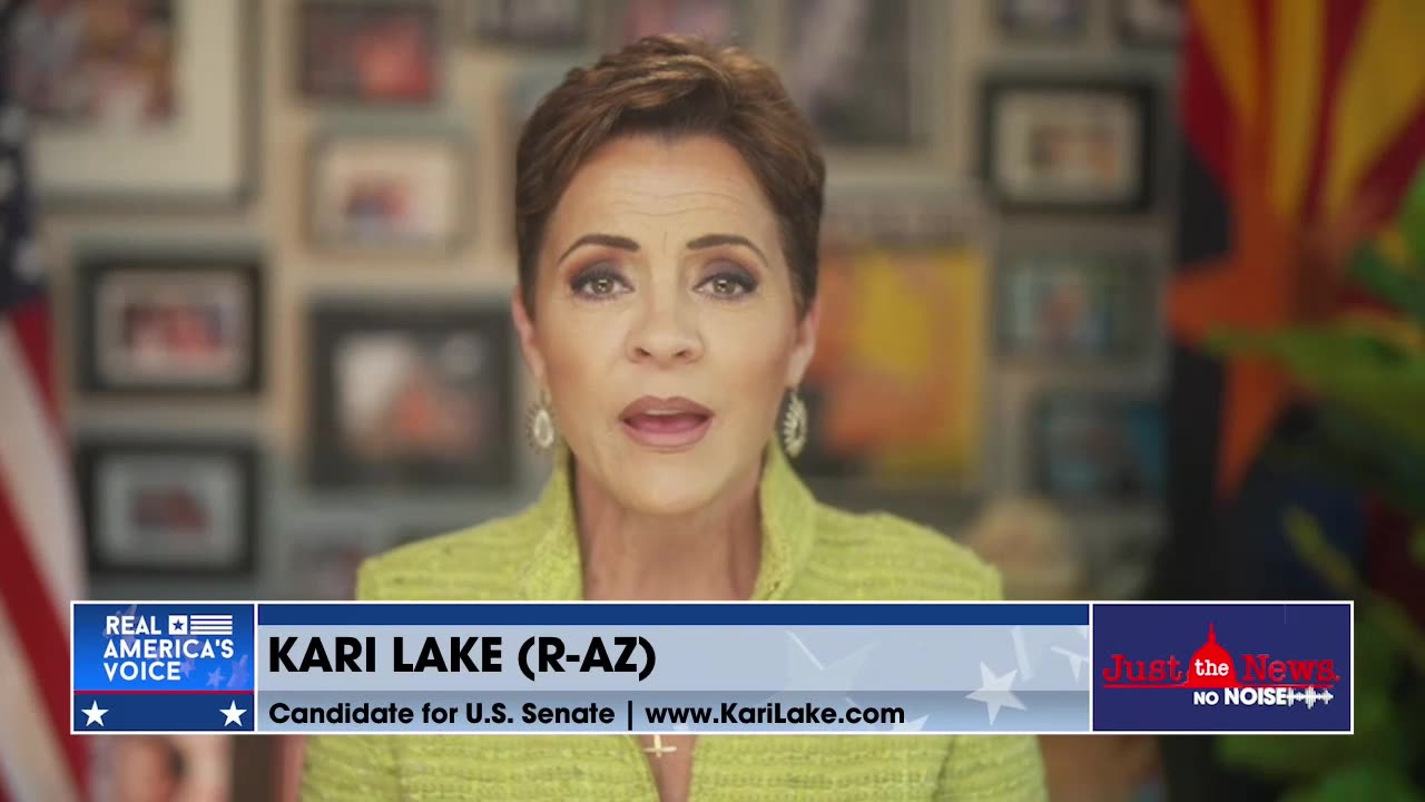 Kari Lake SHREDS AZ Gov Katie Hobbs For Refusing To Secure The Border, Says She "Simply Wants Money"