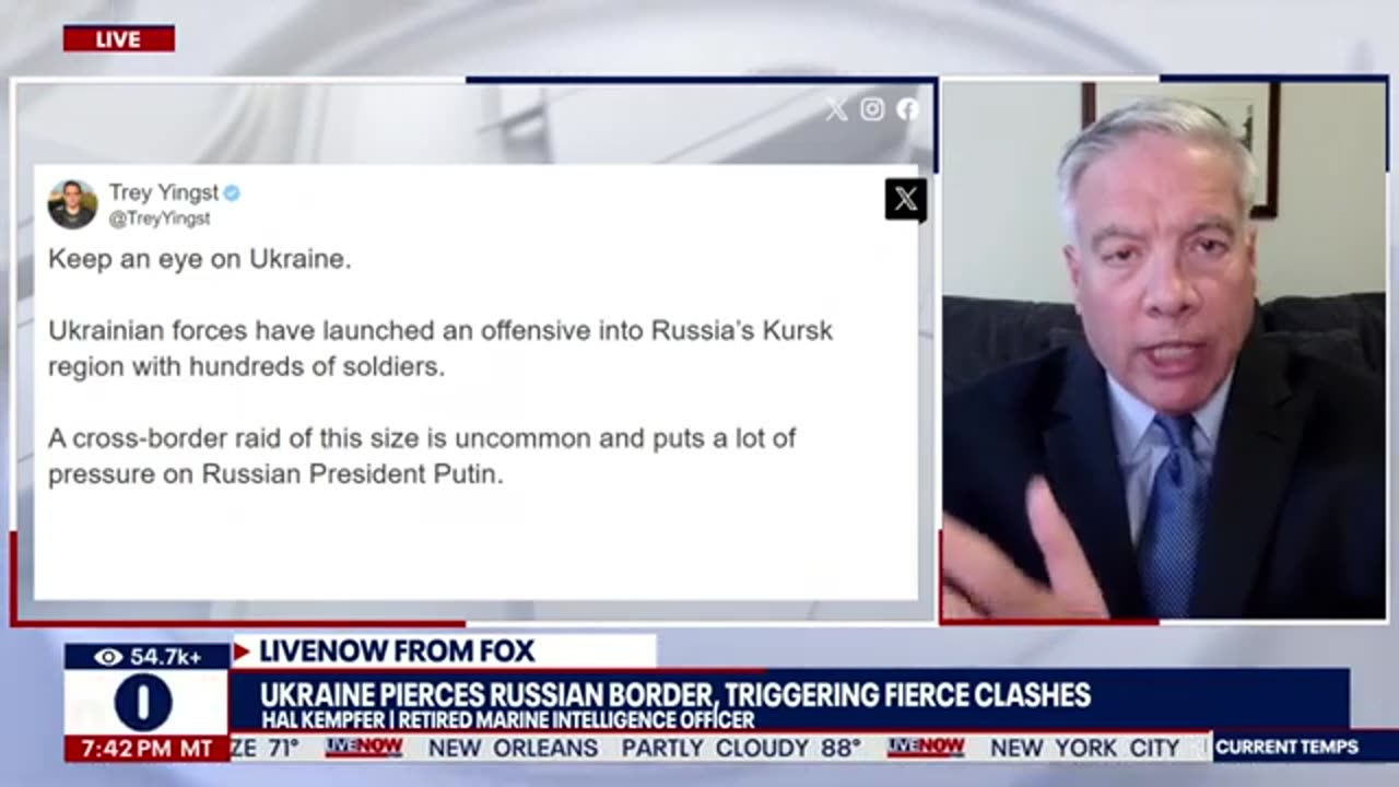 Ukraine launches cross-border ground attack into Russia | LiveNOW from FOX