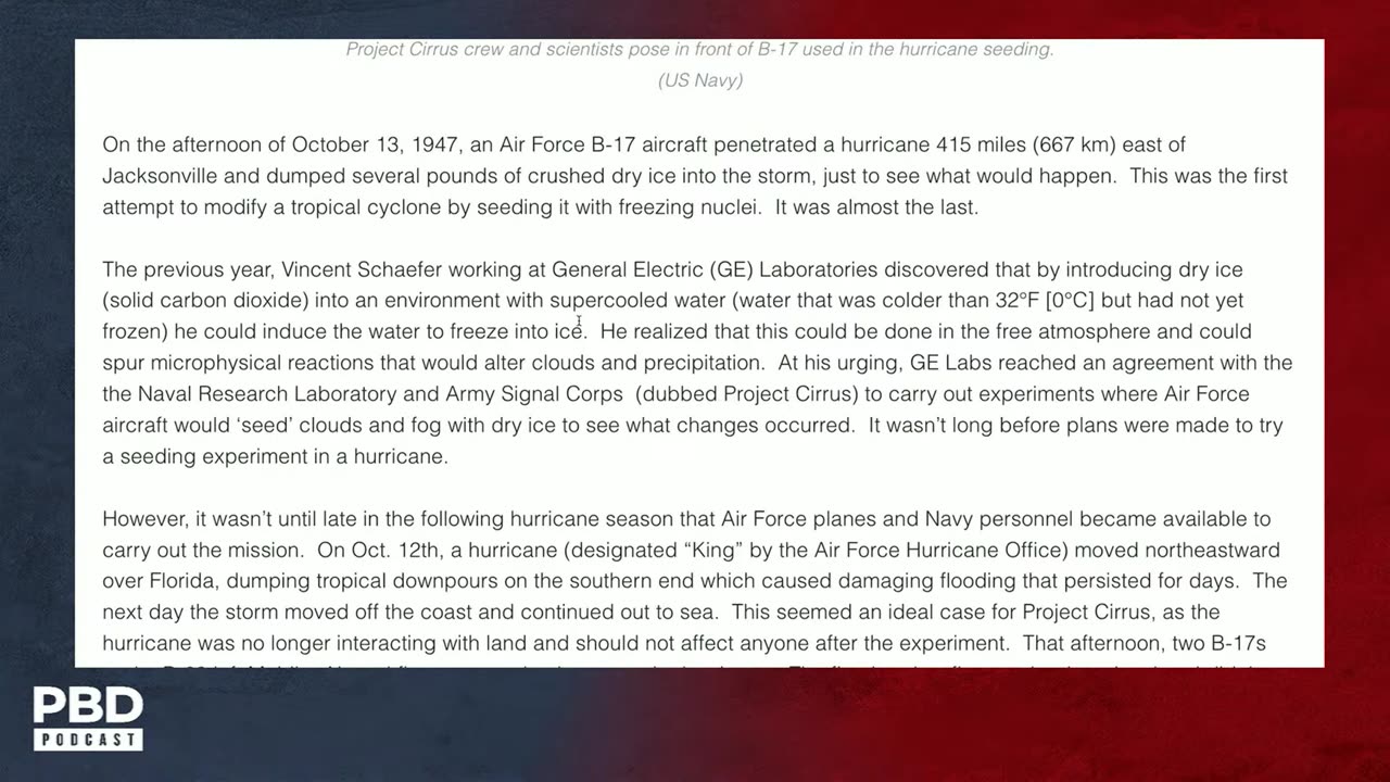 Does Government Have The Technology To Control Hurricanes and the Weather?