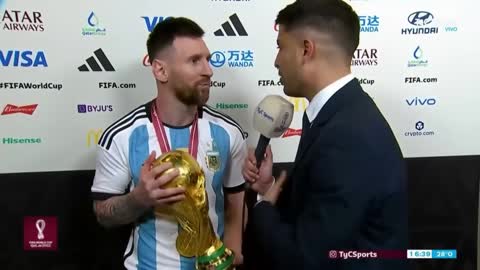 Messi Interview After Winning WORLD CUP Final