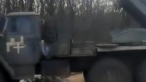 Cool Footage of Ukrainian Rocket Truck