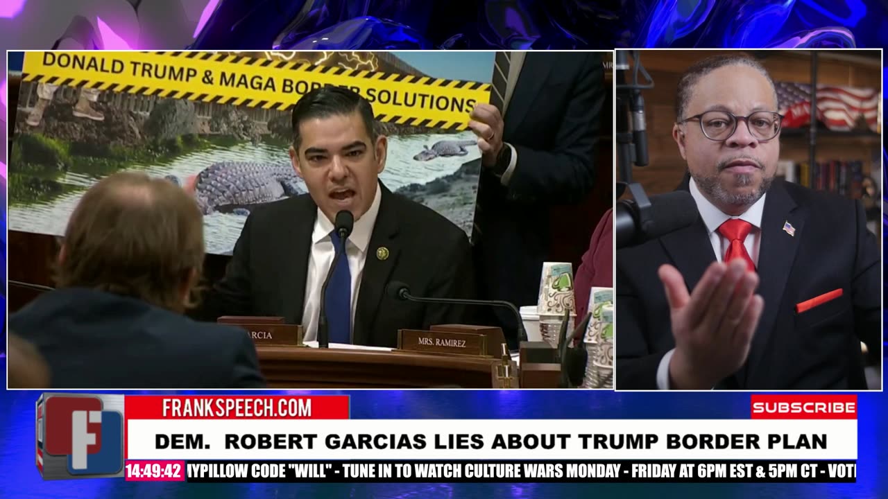 Dem. Robert Garcias lies about Trump border plan