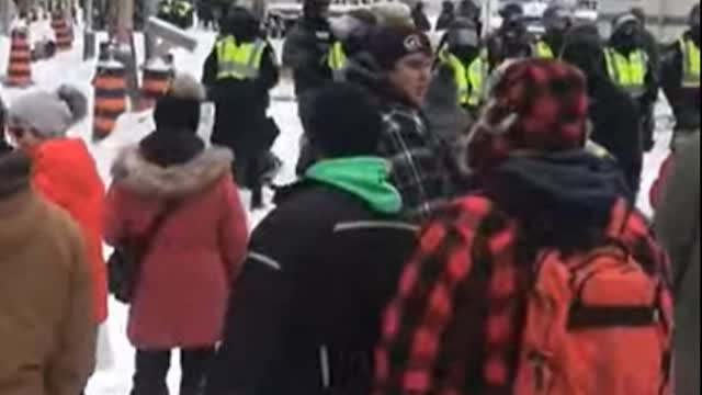 Ottawa Freedom Convoy Feb 19th, 2022 9:30am EST
