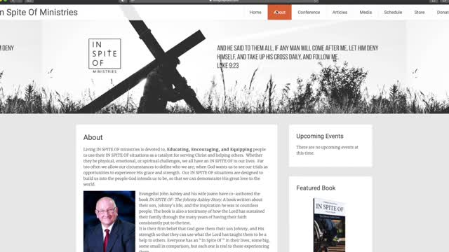 Living in spite of... Pastor John Ashley