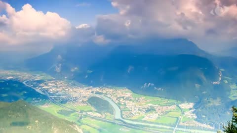Austrian Alps (Time-Lapse) - Video Footage Clip (Zeitraffer)