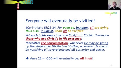 RE 325 Did You Know that Everyone Will Ultimately Be Vivified?
