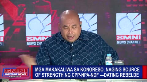 Mga makakaliwa sa Kongreso, naging source of strength ng C P P - N -P -A - N D F —Dating rebelde