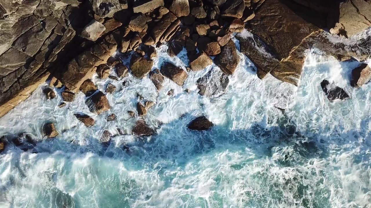 Mind relaxing scene in the sea side