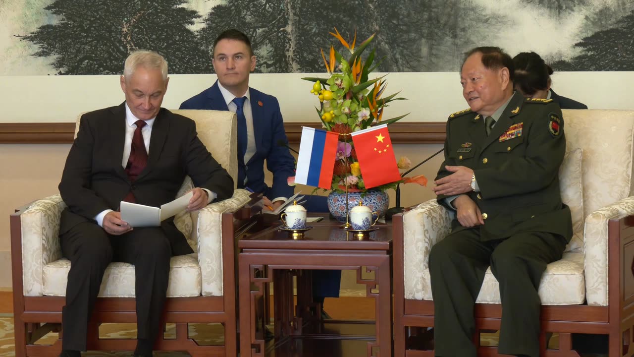 Russian MOD held a meeting with the Vice Chairman of the Chinese People's Central Military Council