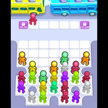 Bus Jam levels 11 to 14 #androidgames #colorgame #bus #jam #puzzlegame #colormatchinggame