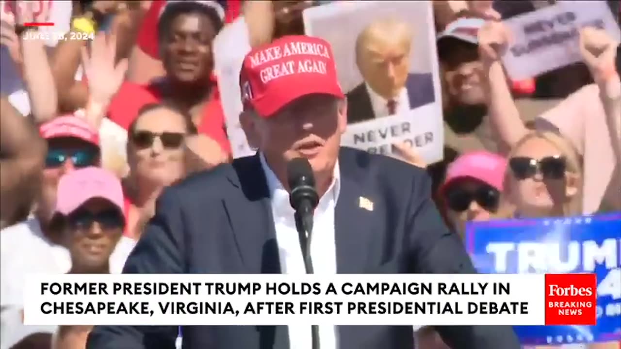 WATCH- Trump Reacts To Claims That Biden Will Leave Race After DebateAnd Makes His Own Prediction