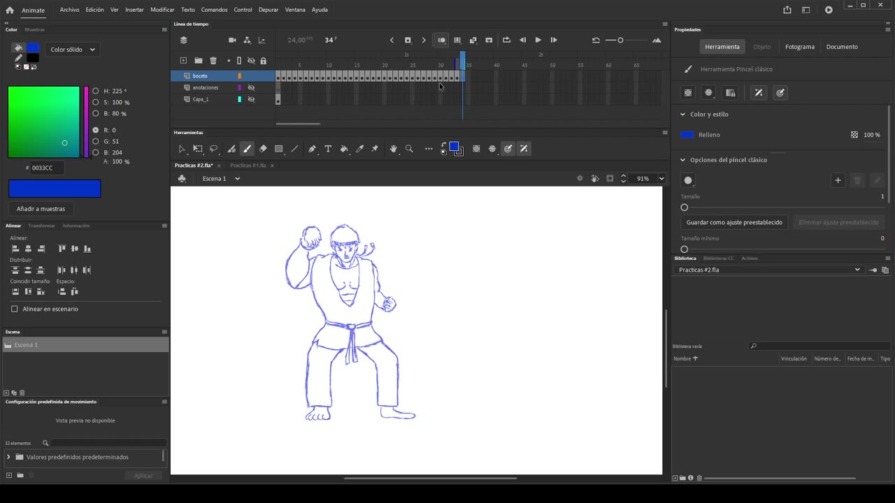 Prácticas 2 - Ryu Shoryuken Parte 2