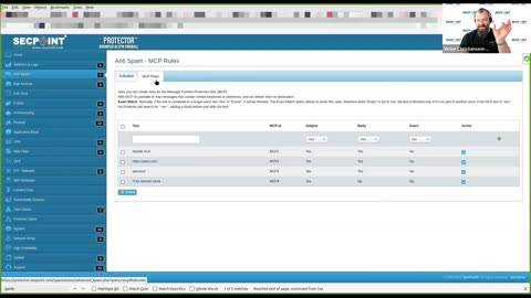 SecPoint Protector UTM Firewall AntiSpam MCP Message Content Protection