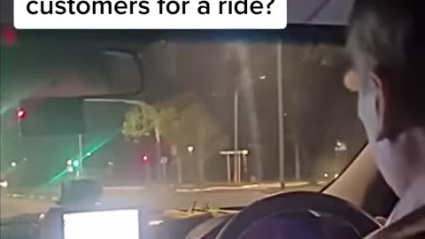 cab driver taking customers for a ride?