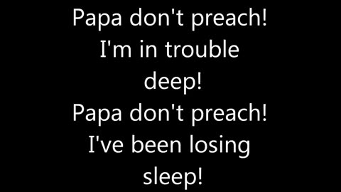 Madonna Papa Don't Preach