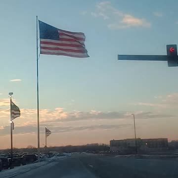 FLAG FLIES HIGH STAFF "FREEDOM"