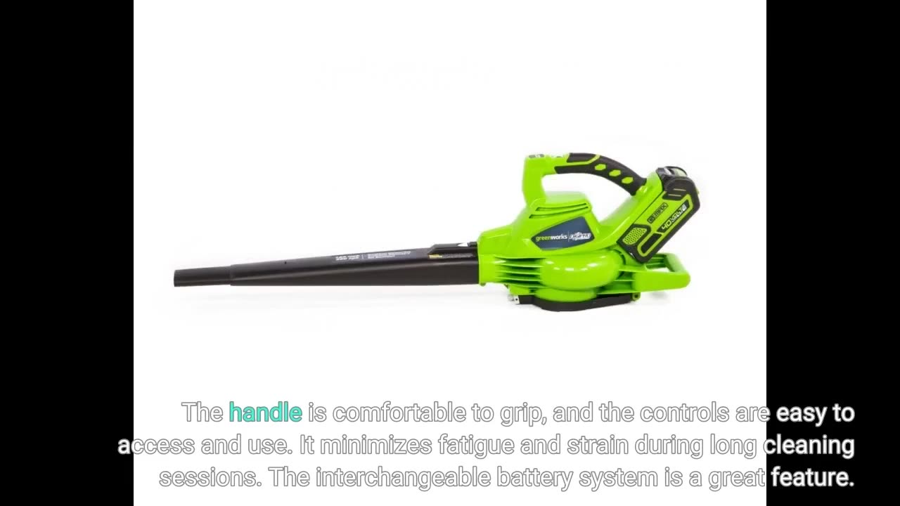 Skim Remarks: GreenWorks Pro Baretool 60-Volt Max Lithium Ion (Li-ion) 540-CFM 140-MPH Heavy-Du...