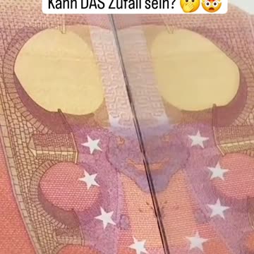 There are no coincidences - Euro notes show Baphomet in the mirror