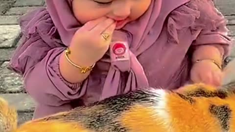 Cat love baby #cat#love#baby#rumble#video
