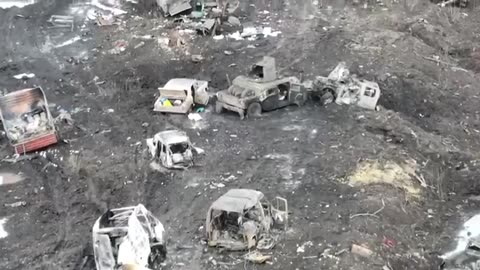 Cesta vedoucí do Bachmutu je pro Ukrajince cestou hrůzy