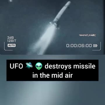 #UFO Destroys Rocket #