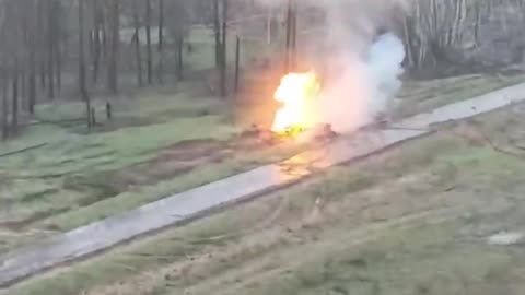 Ivanovo paratroopers destroyed the Ukrainian T-64BV near Kremennaya