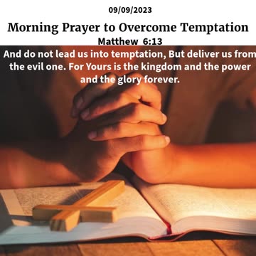 Morning Prayer to Overcome Temptation #shorts #godslove #jesus #god #blessed #grace #mercy #faith