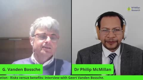 Mass vaccination in a pandemic. Benefits vs risks interview Geert Vanden Bossche