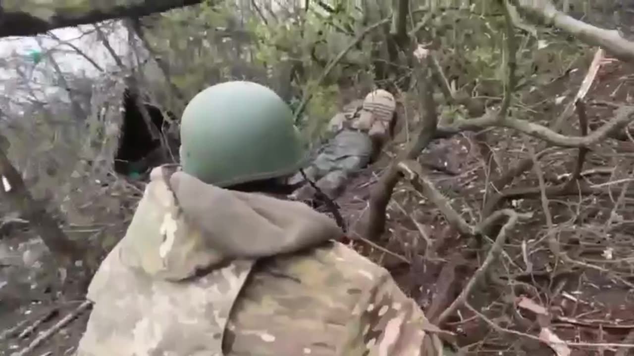 Over 18- Actual Combat footage of medic working on Ukraine Soilders