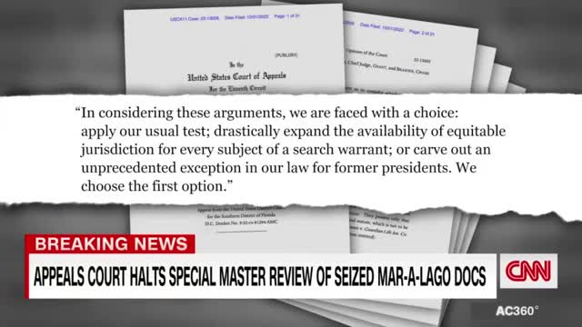 Legal analysts react to Trump’s setback in Mar-a-Lago case