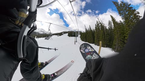 Ollie Arapahoe Basin Pali chair Josh first chair strategy