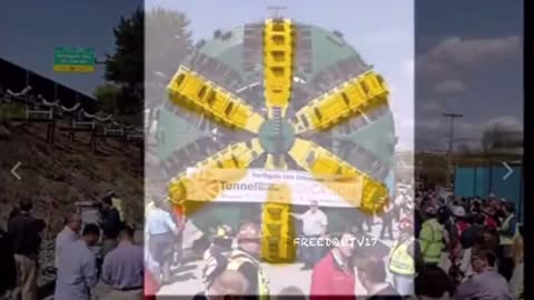 Walmart tunnel machine