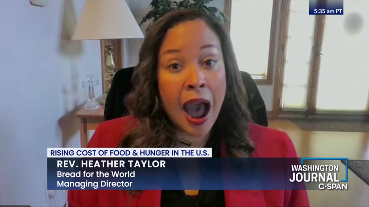 Rev. Heather Taylor on Rising Cost of Food and Hunger in the U.S.