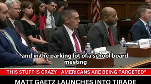 Matt Gaetz is on FIRE!!!