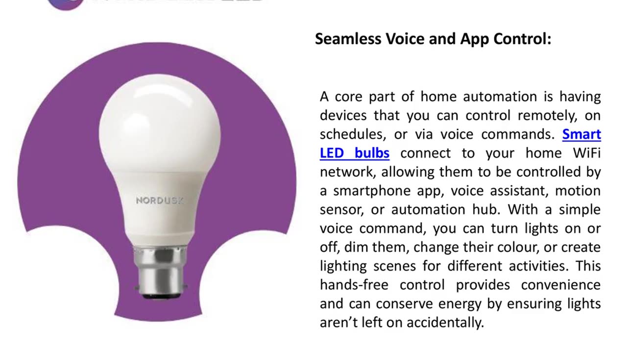 The Role Of LED Lights In Smart Home Automation