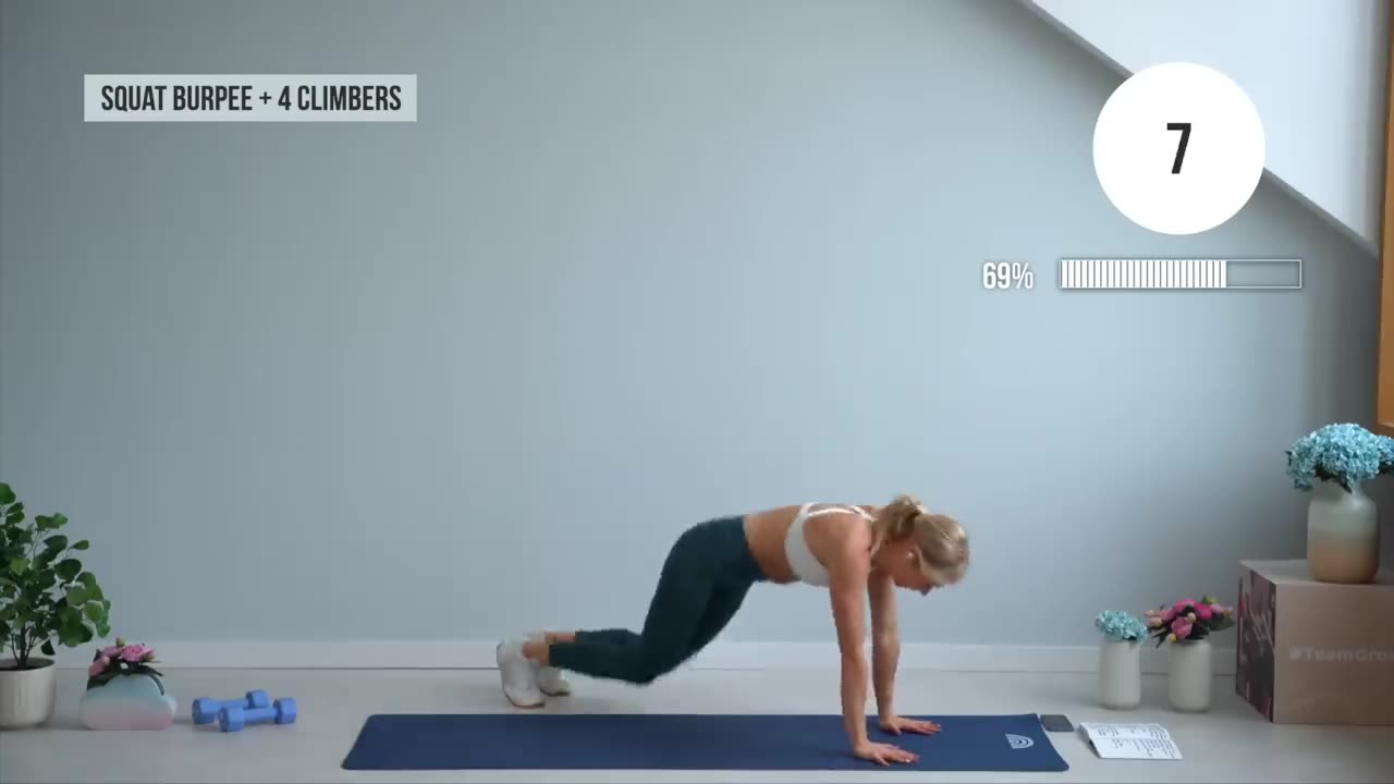 25 MIN SUPER SWEATY (Advanced) HIIT Workout - No Equipment, Home Workout