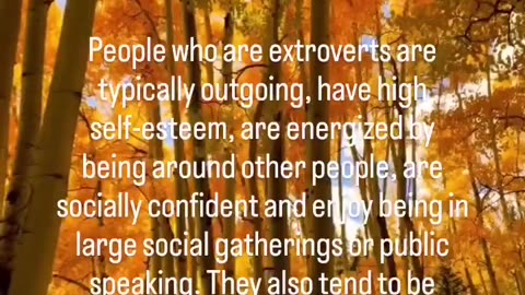 Extrovert Personality