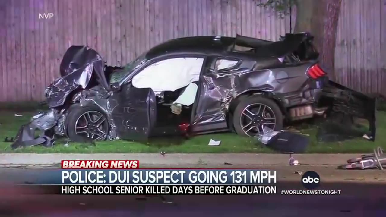 Horrific car crash leaves a high school senior dead and another injured ABC News