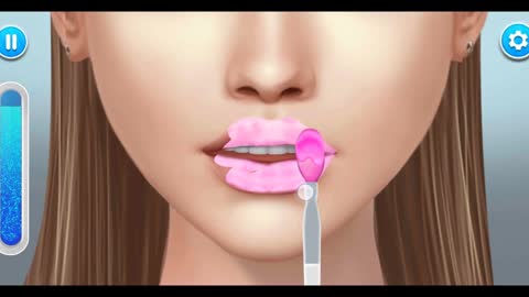 Asmr lip cleaning 💋 animation