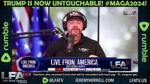 TRUMP IS NOW UNTOUCHABLE! #MAGA2024!!