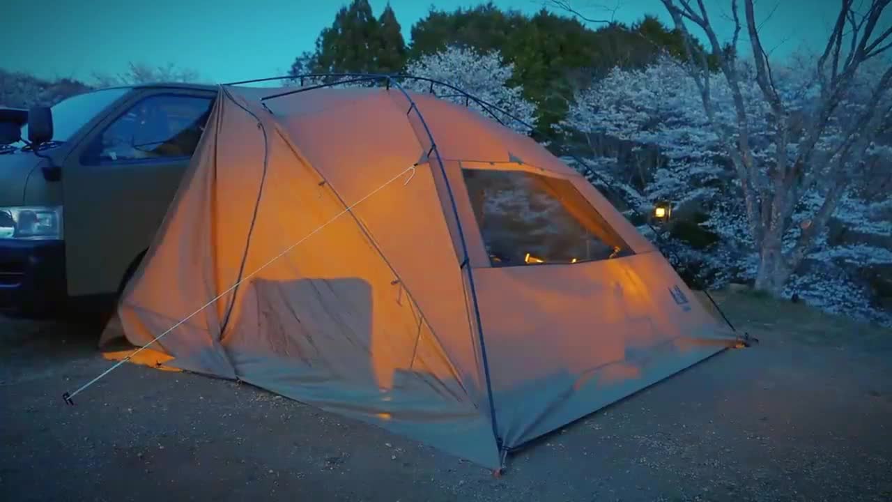 Outdoor camping is also a way of life to accompany family members