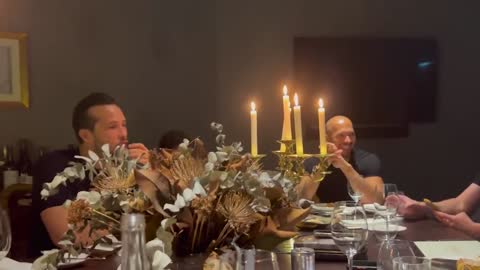 Tate's War Room Dinner (Rare Footage)