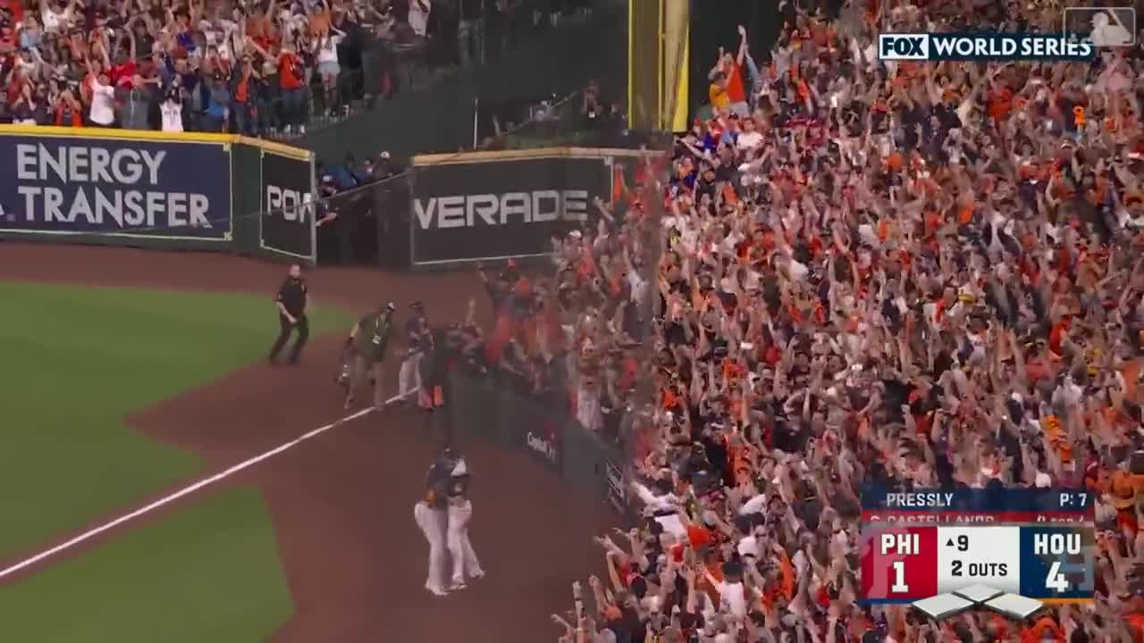 Yordan Alvarez's go-ahead homer gets Astros World Series title!!