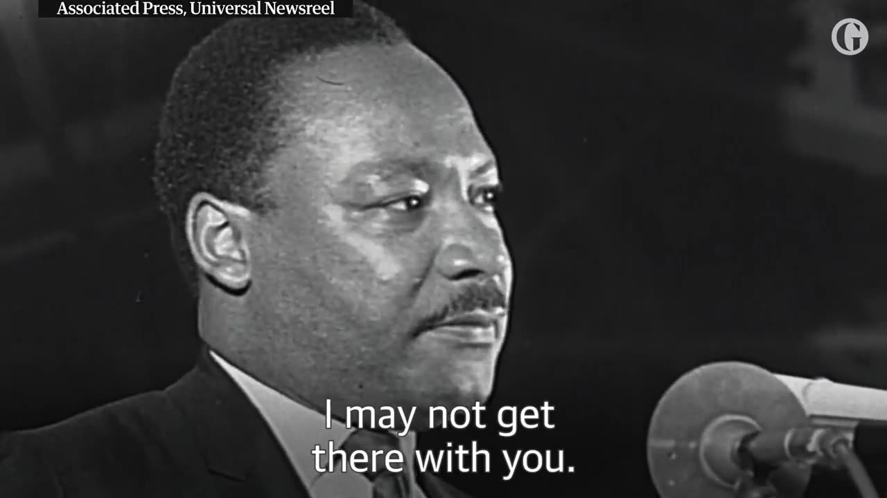 Martin Luther King’s final speech- 'I've been to the mountaintop'