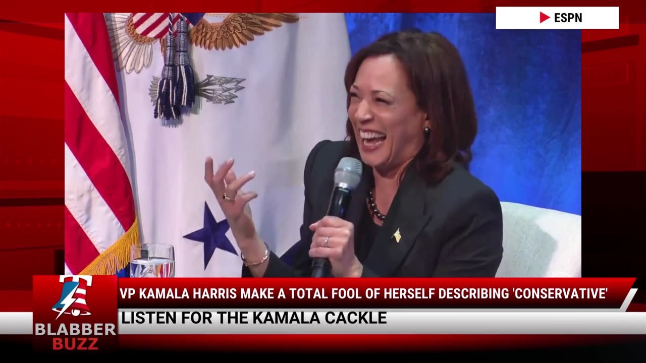 VP Kamala Harris Make A Total Fool Of Herself Describing 'Conservative'