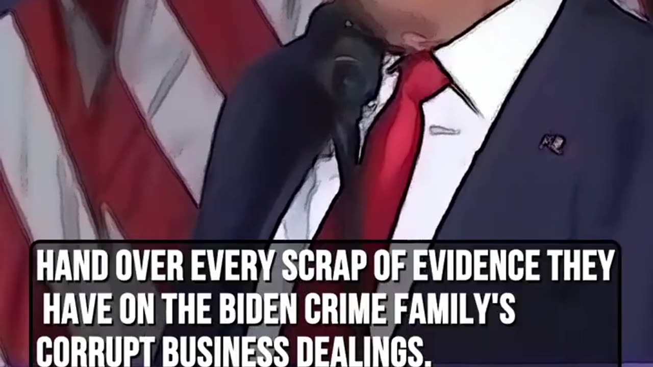 Donald Trump , on Biden crime family