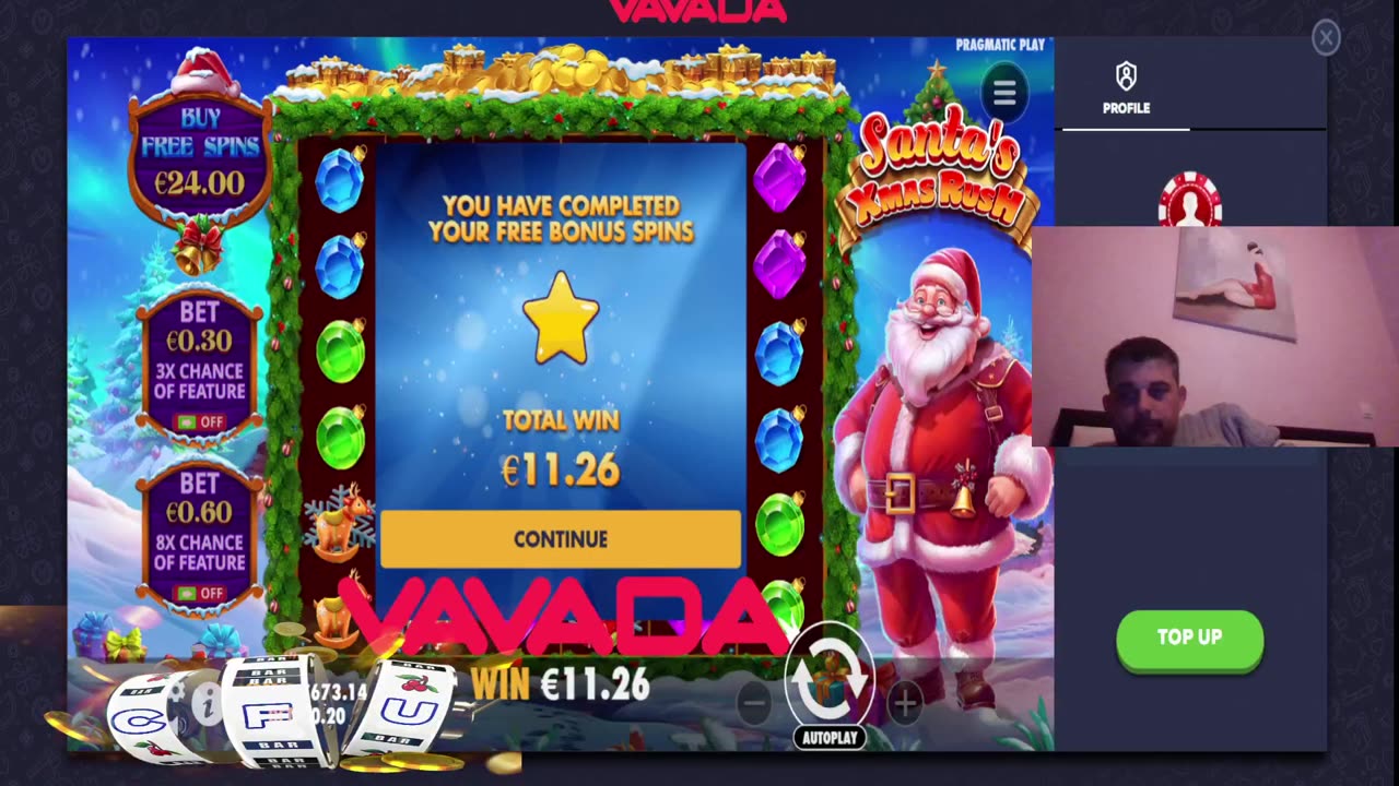 45 free spins santa's xmas rush Vavada casino 💪 vasilis Cfu 🇬🇷