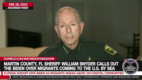 FL Sheriff Ain't Playing! He Wants Biden to Act NOW!