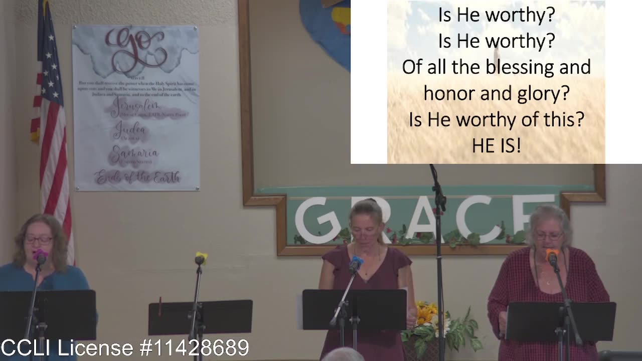 Sunday Service at Moose Creek Baptist Church 8/13/2023