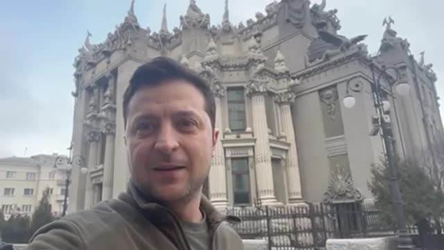 ZELENSKY: I AM IN KIEV, WE DON'T LAY DOWN OUR ARMS, DON'T BELIEVE FAKE NEWS